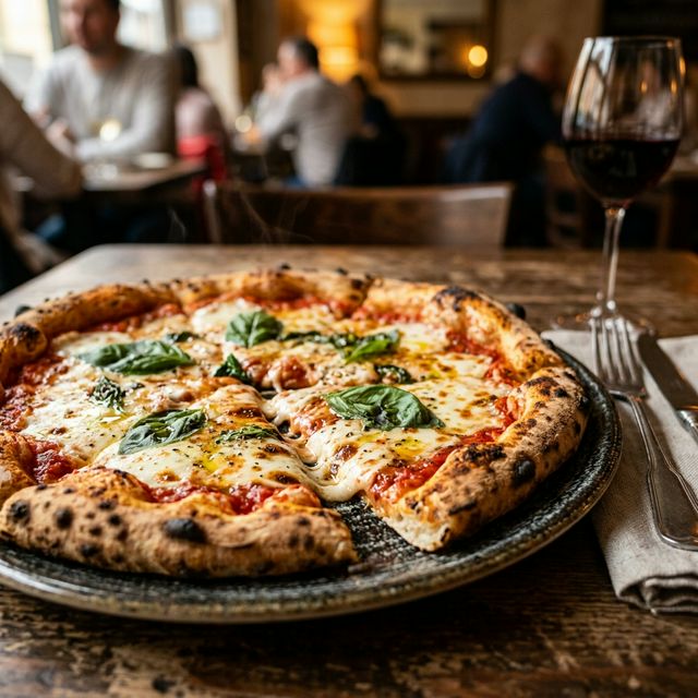 Knusprige Pizza